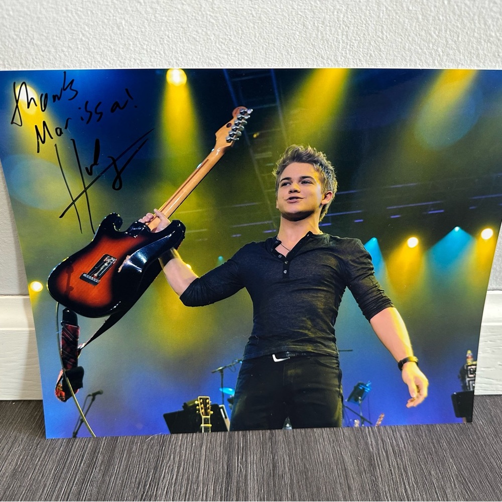 Hunter Hayes autographed poster - like new condition